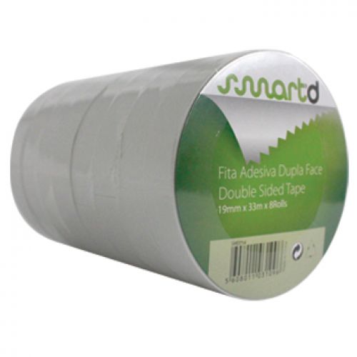 Fita Adesiva Dupla Face 19mmx33mts , SMARTD , SMD714 , 5608011031096